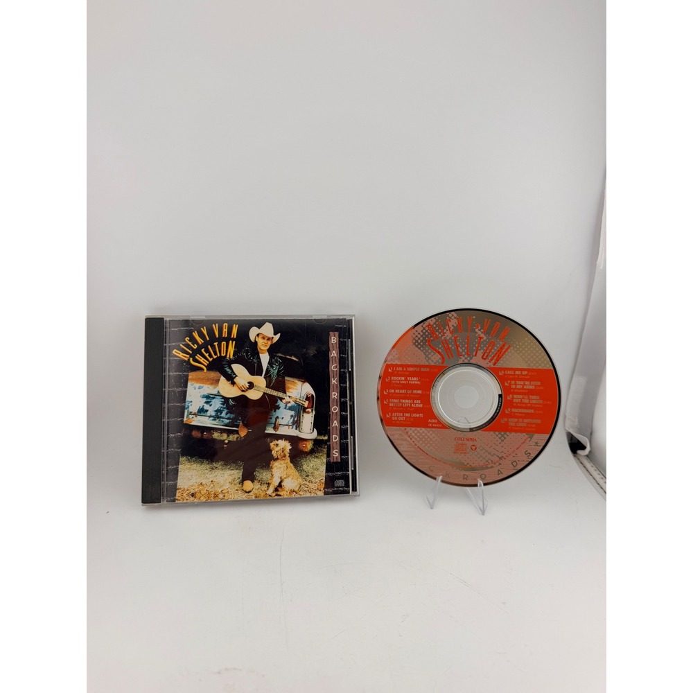 Ricky Van Shelton Backroads CD 1991 Columbia CK 46855 Dolly Parton Country Music